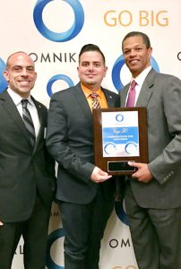 Jesse Gonzalez, Supplier Diversity at CVS Health; Raul Suarez-Rodriguez, Supplier Diversity Manager at CVS Health, and Kenton Clarke, President & CEO at OMNIKAL